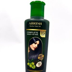 abrish herbal hair oil (small bottle) – complete hair care treatment